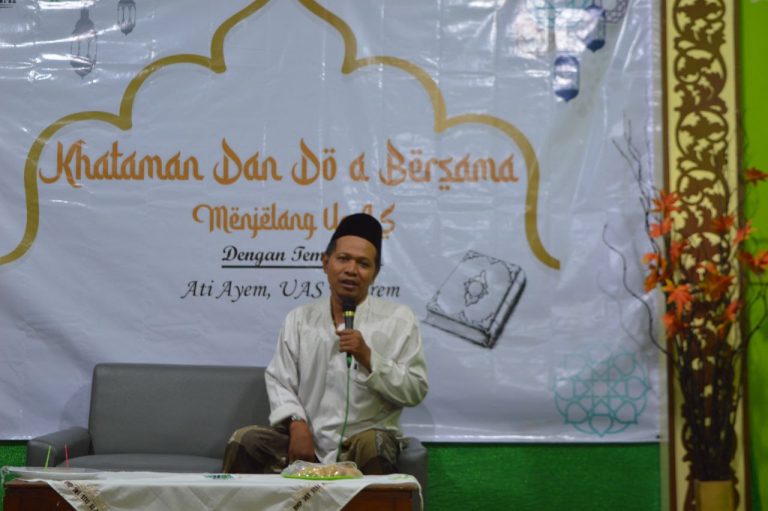 Program Khataman Menjelang UAS, Amin Sa’dullah: Mencerna dan Mempraktekkan Ilmu itu Lebih Penting dari Nilai