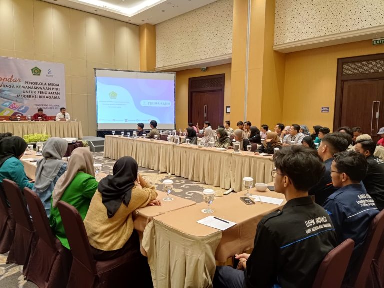 PERS MAHASISWA PTKI SEPAKAT BENTUK SINDIKASI NASIONAL UNTUK PENGUATAN MODERASI BERAGAMA