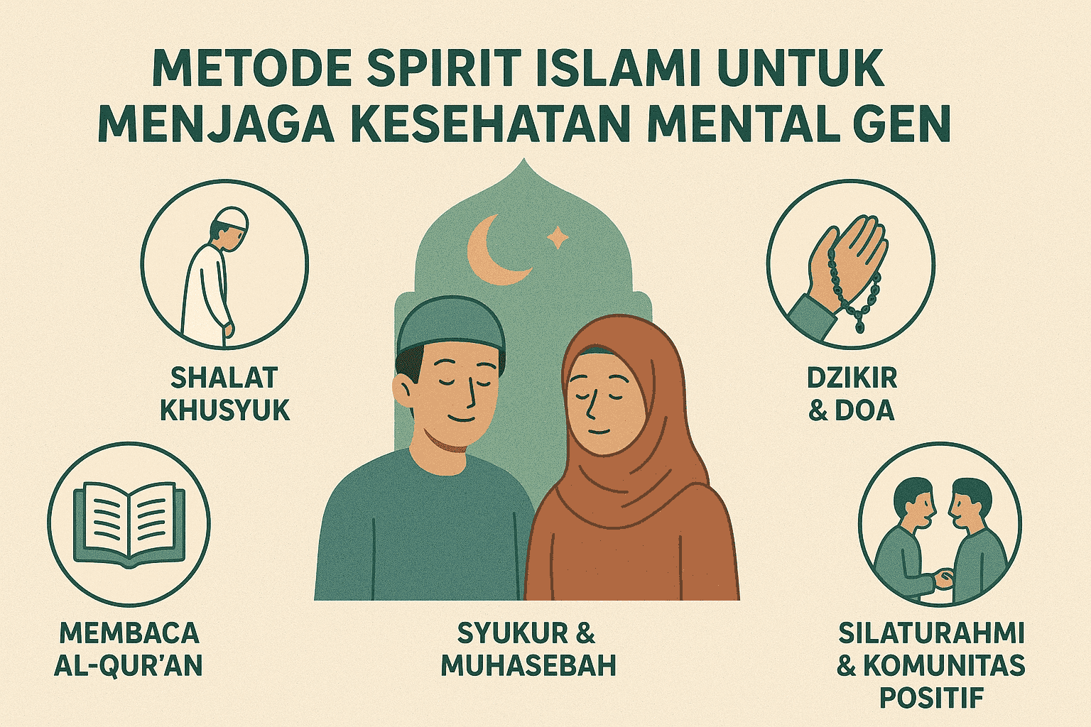 metode spirit islami untuk menjaga kesehatan mental gen z